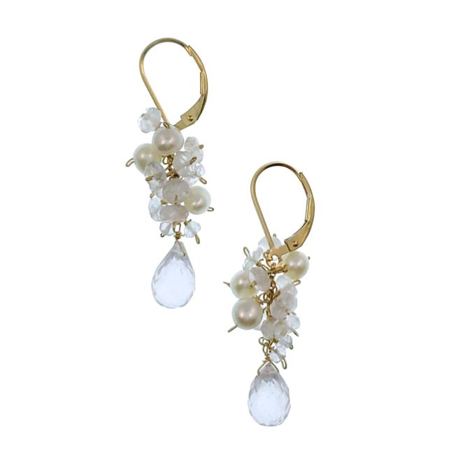 Bridal Grapevine Earrings