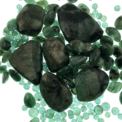 Emeralds Gemstone. Skanda Custom Jewelry, Victoria, BC, Canada