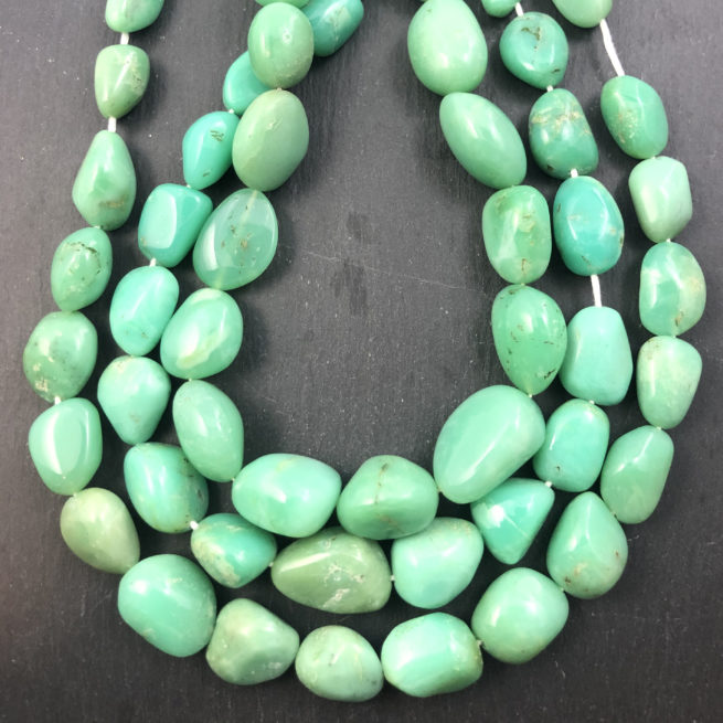 Smooth Chrysoprase Nuggets