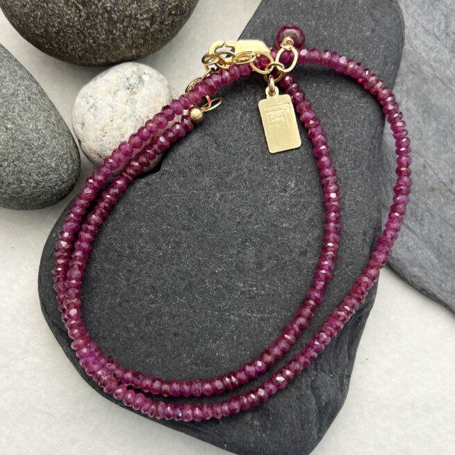 Burmese Natural Ruby Necklace