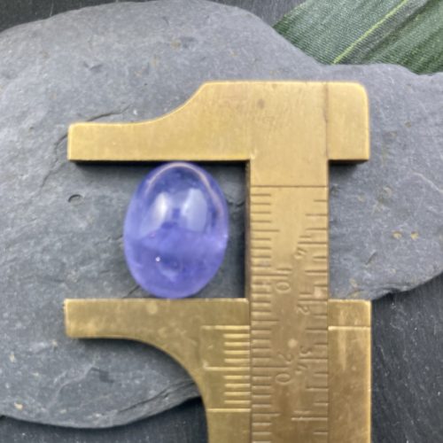 Undrilled 13CT Tanzanite Oval Unfacetted