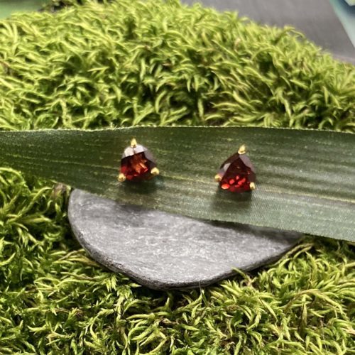 Red Garnet and 14KT Gold Fill