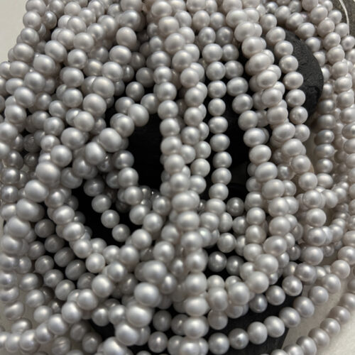 Taupe Rectangular Fresh Water Pearls 20mm x 8mm
