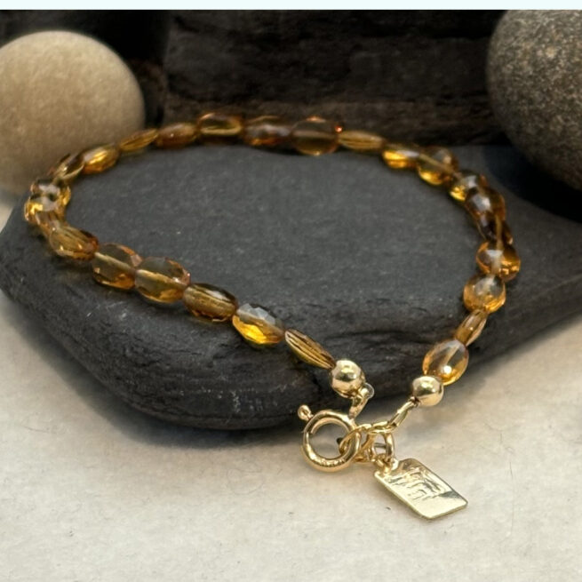 Brandy Citrine Bracelet