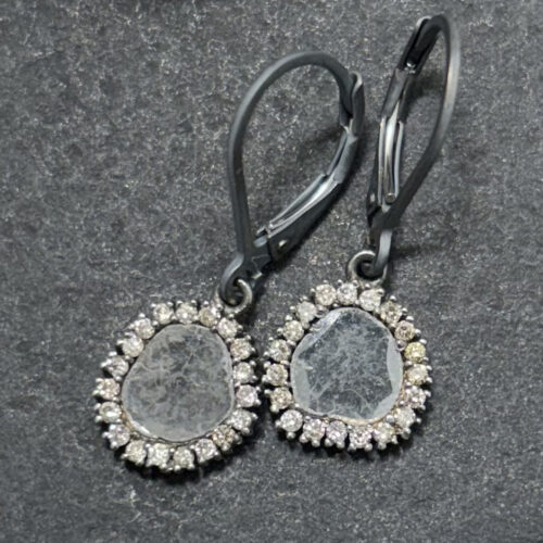 Diamonds and Oxidized Sterling