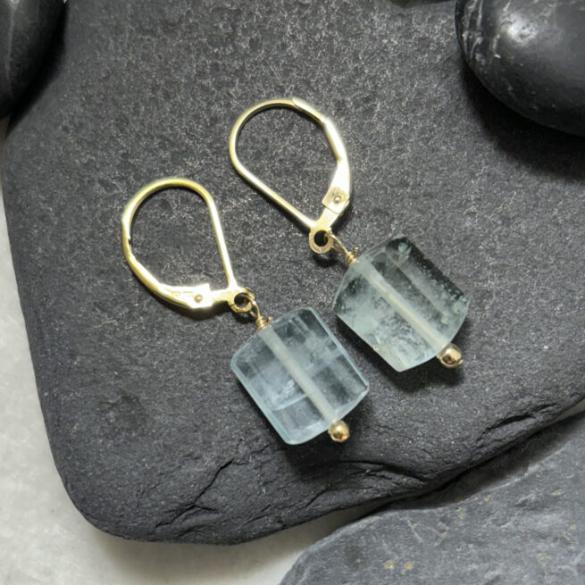 Aquamarine and 14KT Gold Fill