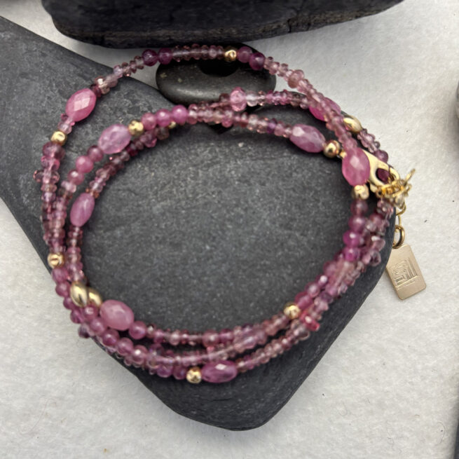 Pink Sapphire Earrings