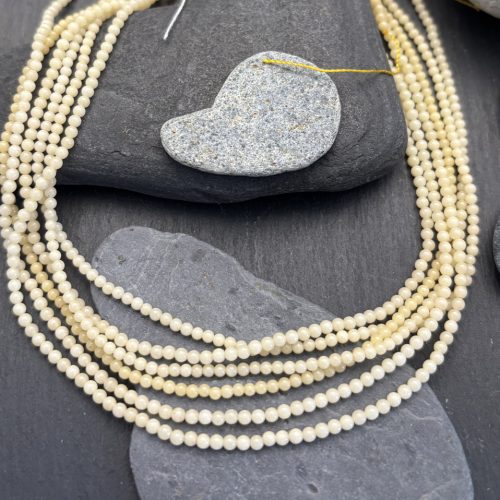 Cream Jasper 2MM Rounds