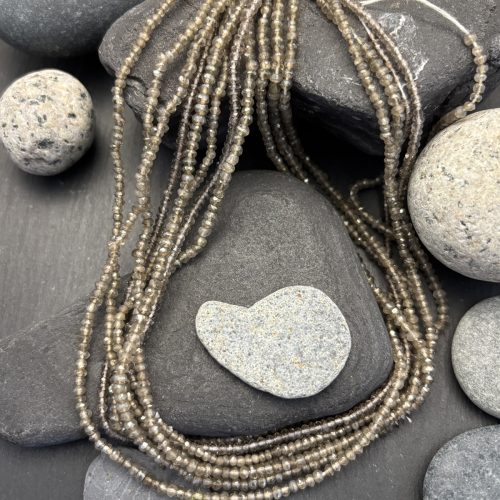 Smoky Quartz 2mm Faceted Rondelles