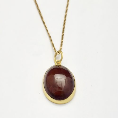 Gilded Rubellite Necklace
